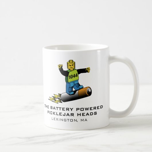 BPPJHの白のマグ コーヒーマグカップ (右)