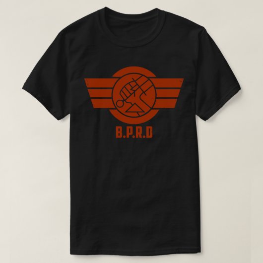BPRDエンブレムレッド Tシャツ (デザイン正面)
