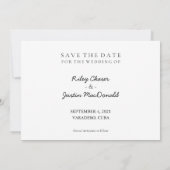 <bpt i="2"/>セーブザデート<ept i="1"/>| シンプル 2021年9月 招待状 (裏面)