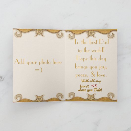 <bpt i="2"/>父の日<ept i="3"/> カード (内部)