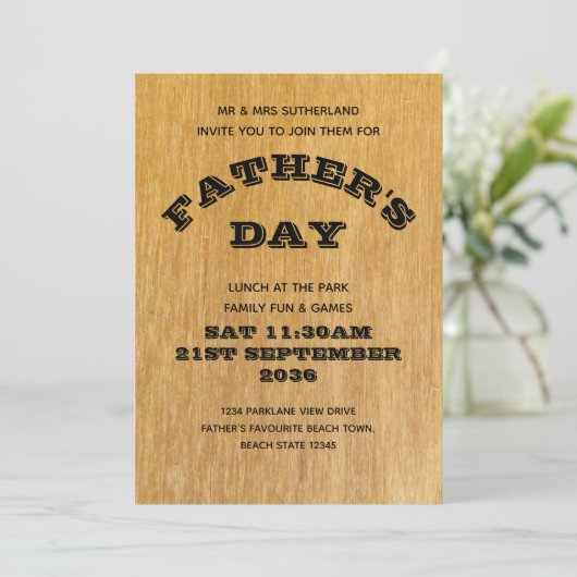 <bpt i="2"/>父の日<ept i="3"/> 招待状 (スタンド正面)