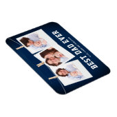 <bpt i="2"/>父の日<ept i="3"/>|最高のパパEver 3フォトコラージュ マグネット (右側)