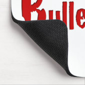 BPTRの赤くおよび黒いタイトルのロゴのマウスパッド マウスパッド (コーナー)