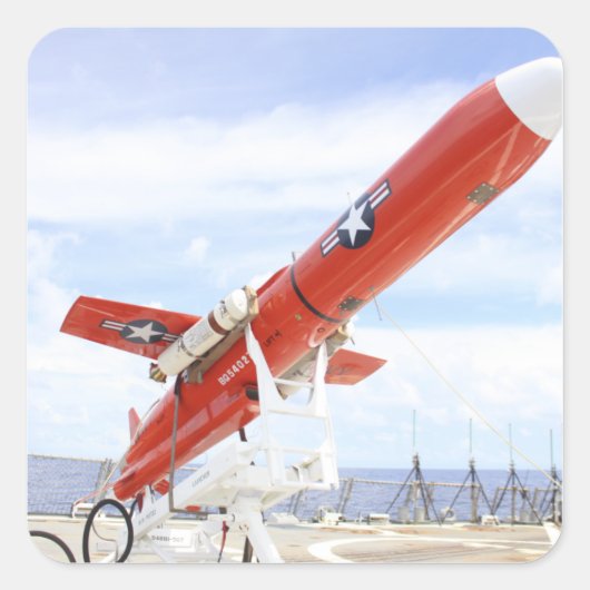 BQM-74E Chukarドローンの発売準備完了 スクエアシール (正面)