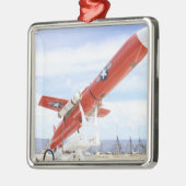 BQM-74E Chukarドローンの発売準備完了 メタルオーナメント (左)