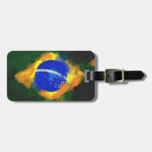 BRブラジル国旗 ラゲッジタグ (正面横)