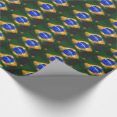 BRブラジル国旗 ラッピングペーパー (角)