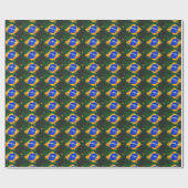 BRブラジル国旗 ラッピングペーパー (フラット)