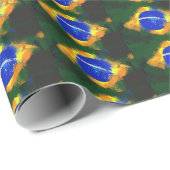 BRブラジル国旗 ラッピングペーパー (ロールコーナー)