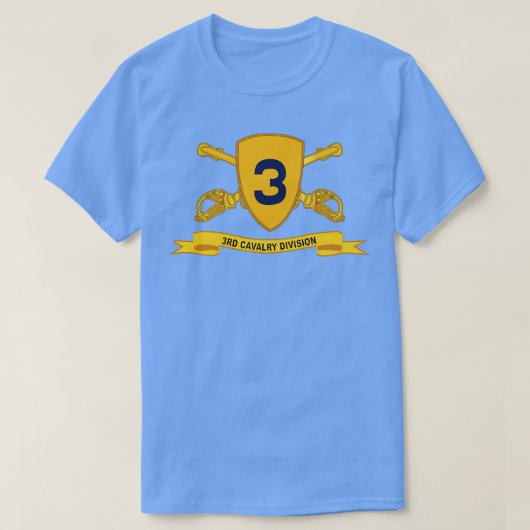 Brリボン付き第3騎兵師団 Tシャツ (デザイン正面)