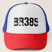 BR385ハットロゴ3 キャップ (正面)