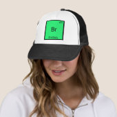 Br - ブラッドベリ おもしろ化学元素記号Tシャツ キャップ (インサイチュ)