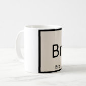 Br - ブリーチーズ 化学元素記号 周期表 コーヒーマグカップ (正面左)