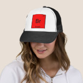 Br - ブレヒト おもしろ 化学 元素記号 Tシャツ キャップ (インサイチュ)