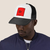 Br - ブレヒト おもしろ 化学 元素記号 Tシャツ キャップ (インサイチュ)