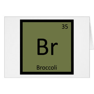 Br -ブロッコリーの野菜化学周期表