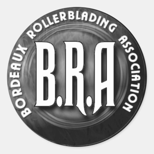 Bra sticker ラウンドシール (正面)