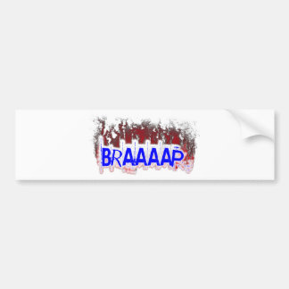 Braaaap バンパーステッカー