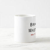 Braaiのマスターのマグ コーヒーマグカップ (中央)