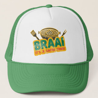 Braai It's a Saffa Thing - South African BBQ Gift キャップ