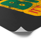 Braai It's a Saffa Thing - South African BBQ Gift ポスター (角)