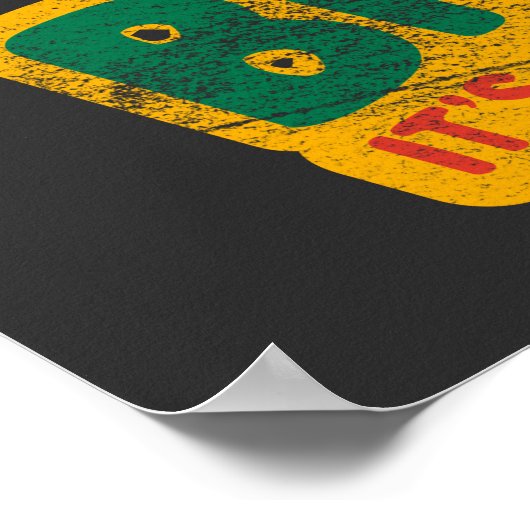 Braai It's a Saffa Thing - South African BBQ Gift ポスター (角)