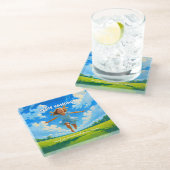 BRAAI Meme Afrikaans Saffa Expat Afrikaanse Humor ガラスコースター (アングル)