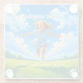 BRAAI Meme Afrikaans Saffa Expat Afrikaanse Humor ガラスコースター (裏面)