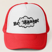 Braap! 煙のリングの2打撃エンジンの土のバイクの音 キャップ (正面)