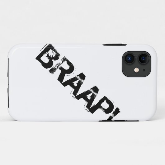 BRAAP! customizeable色のiPhone 5の場合 Case-Mate iPhoneケース (裏面(横))