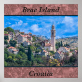 Brac Island Croatia Photo Poster ポスター (正面)