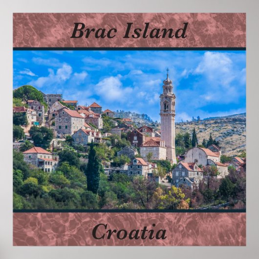Brac Island Croatia Photo Poster ポスター (正面)