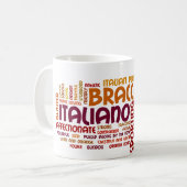 Bracco Italiano コーヒーマグカップ (正面左)
