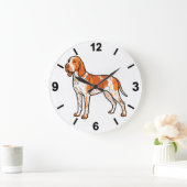 Bracco Italiano Dog Wall Clock Pet Home Decor ラージ壁時計 (ホーム)