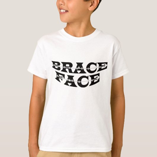 BRACEFACE -ライトはTシャツをからかいます Tシャツ (正面)