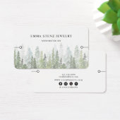 Bracelet Display Card • Watercolor Pine Woods (デスク)