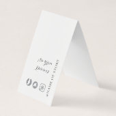 Bracelet Display Holder Logo Social Media Sign 名刺 (正面)