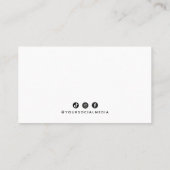 Bracelet Display White Your Logo Social Media Busi 名刺 (裏面)