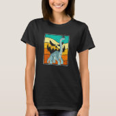 Brachiosaurus Witch Pumpkin Halloween Dinosaur Bro Tシャツ (正面)
