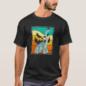 Brachiosaurus Witch Pumpkin Halloween Dinosaur Bro Tシャツ (正面)