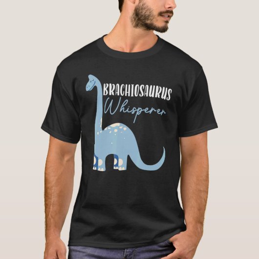 Brachiousaurus Whisperer Dinosaur Future Paleontol Tシャツ (正面)