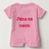 brachitte ベビーボディスーツ (裏面)