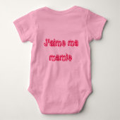 brachitte ベビーボディスーツ (裏面)