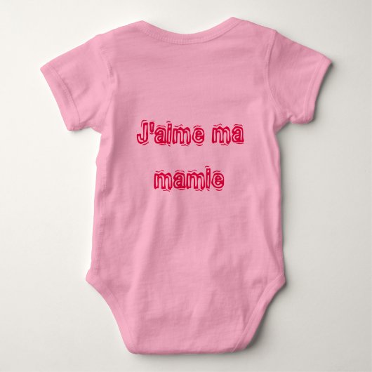 brachitte ベビーボディスーツ (裏面)