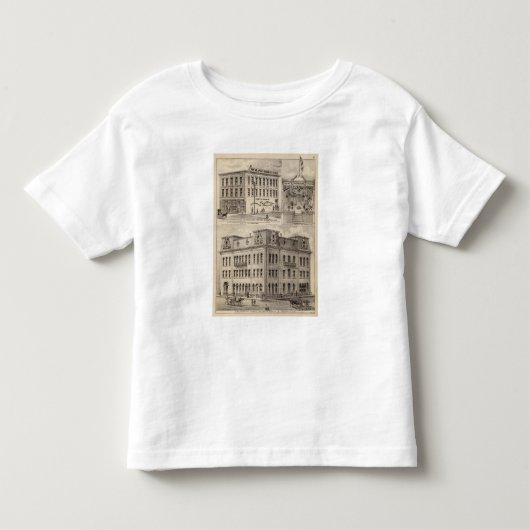 Brackettのブロック、ミネソタ トドラーTシャツ (正面)