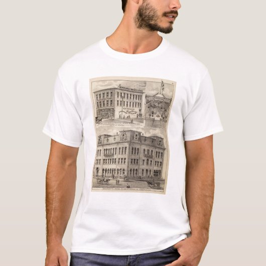 Brackettのブロック、ミネソタ Tシャツ (正面)