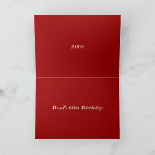 Bradの第60誕生日 カード (内部)