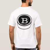 BradのBのワイシャツ Tシャツ (裏面)