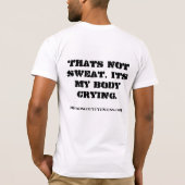 Bradスコットのフィットネスの汗 Tシャツ (裏面)