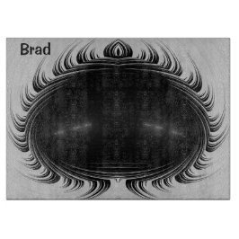 BRAD～驚くべき白黒オリジナルフラクタル カッティングボード